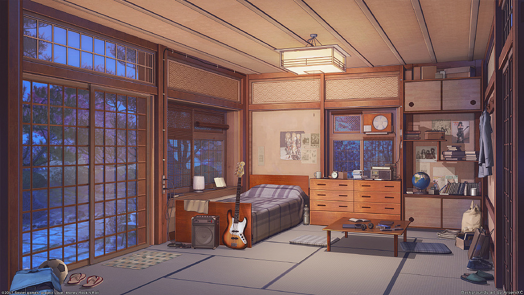 和风室内|三维|场景|素行z_原创作品-站酷zcool