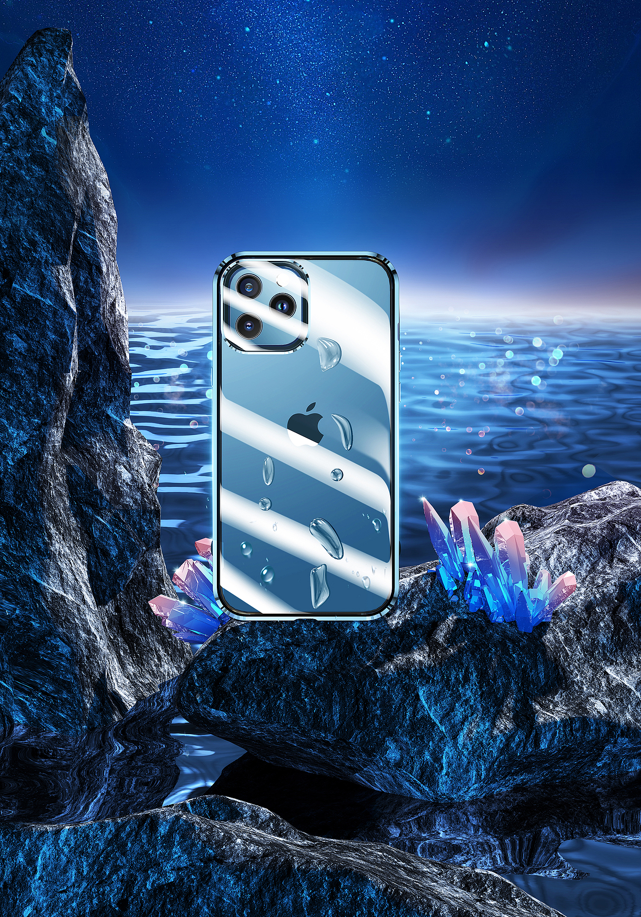 苹果手机万磁王/手机壳/详情页设计分享/产品渲染/电商