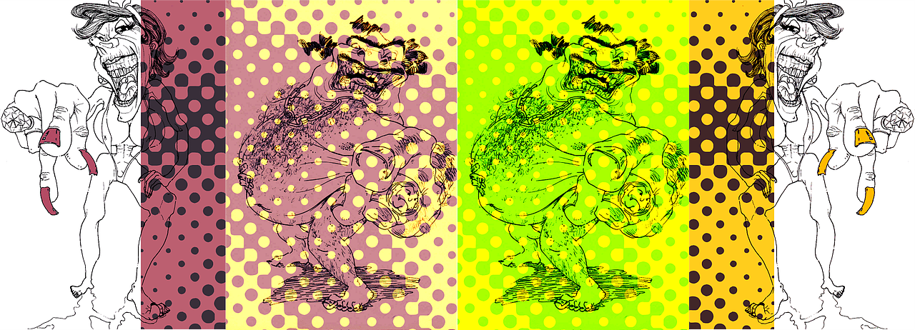 波普——插画（图ZNjQ0MDE4MTI=） - 艺术插画 - 站酷设计师JOJOF原创素材 - 站酷ZCOOL