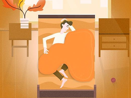 每日一練-午休（個人主頁-ZMjU2ODA0MDA=） - 閃屏/壁紙 - 站酷設(shè)計師門三幺妹原創(chuàng)素材 - 站酷ZCOOL