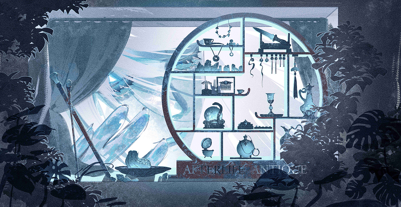 天青石（图ZMzIyMTM3NTQ4） - 商业插画 - 站酷设计师织雾安转原创素材 - 站酷ZCOOL