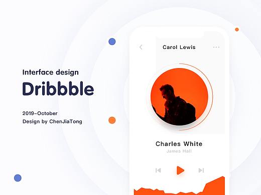 Dribbble Interface design-2019