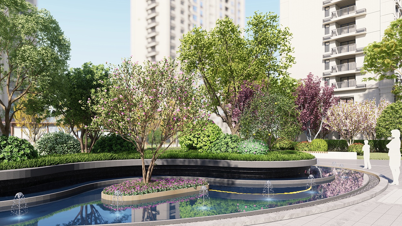 杭州某小区景观节点