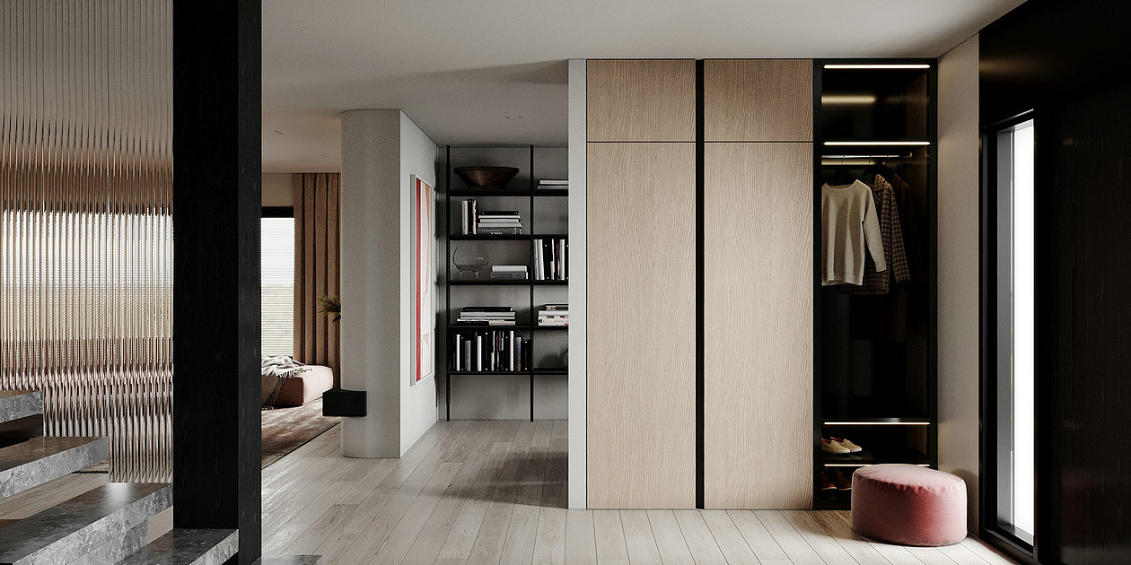 246.4㎡大平米空间设计 打造出时尚优雅的住宅!