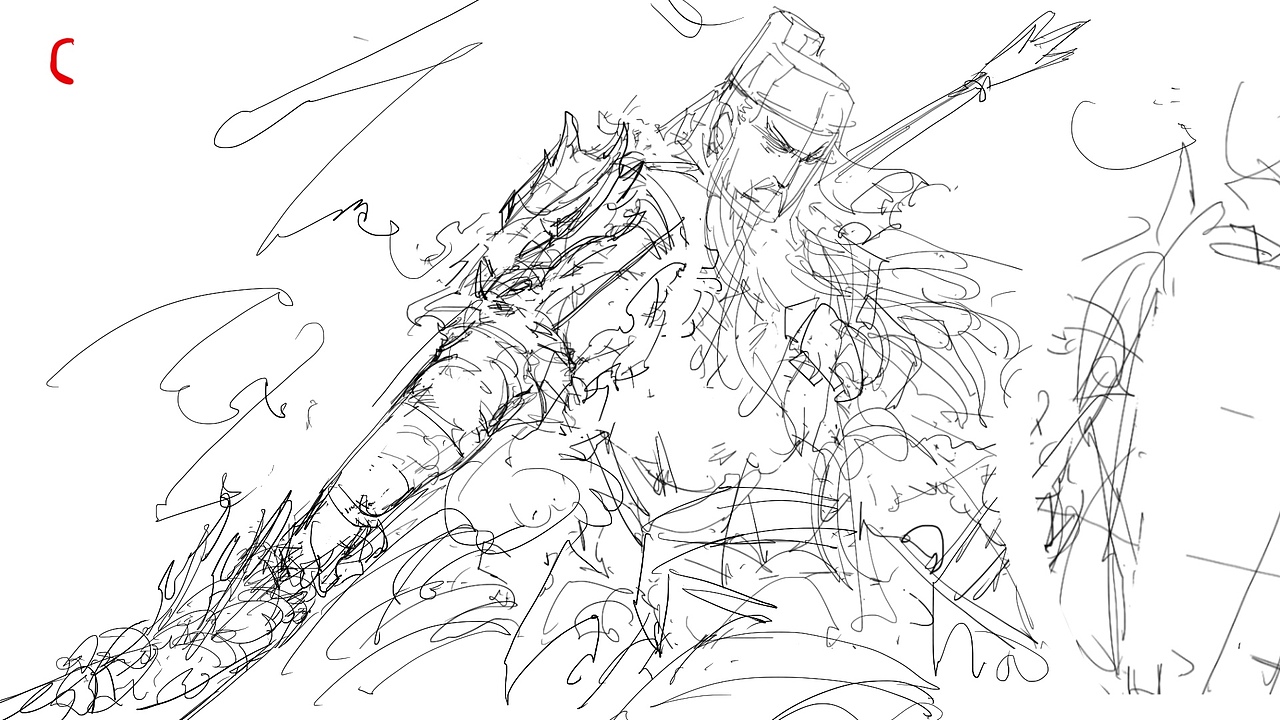 射雕群侠传与真三国无双联动KV海报《关羽》