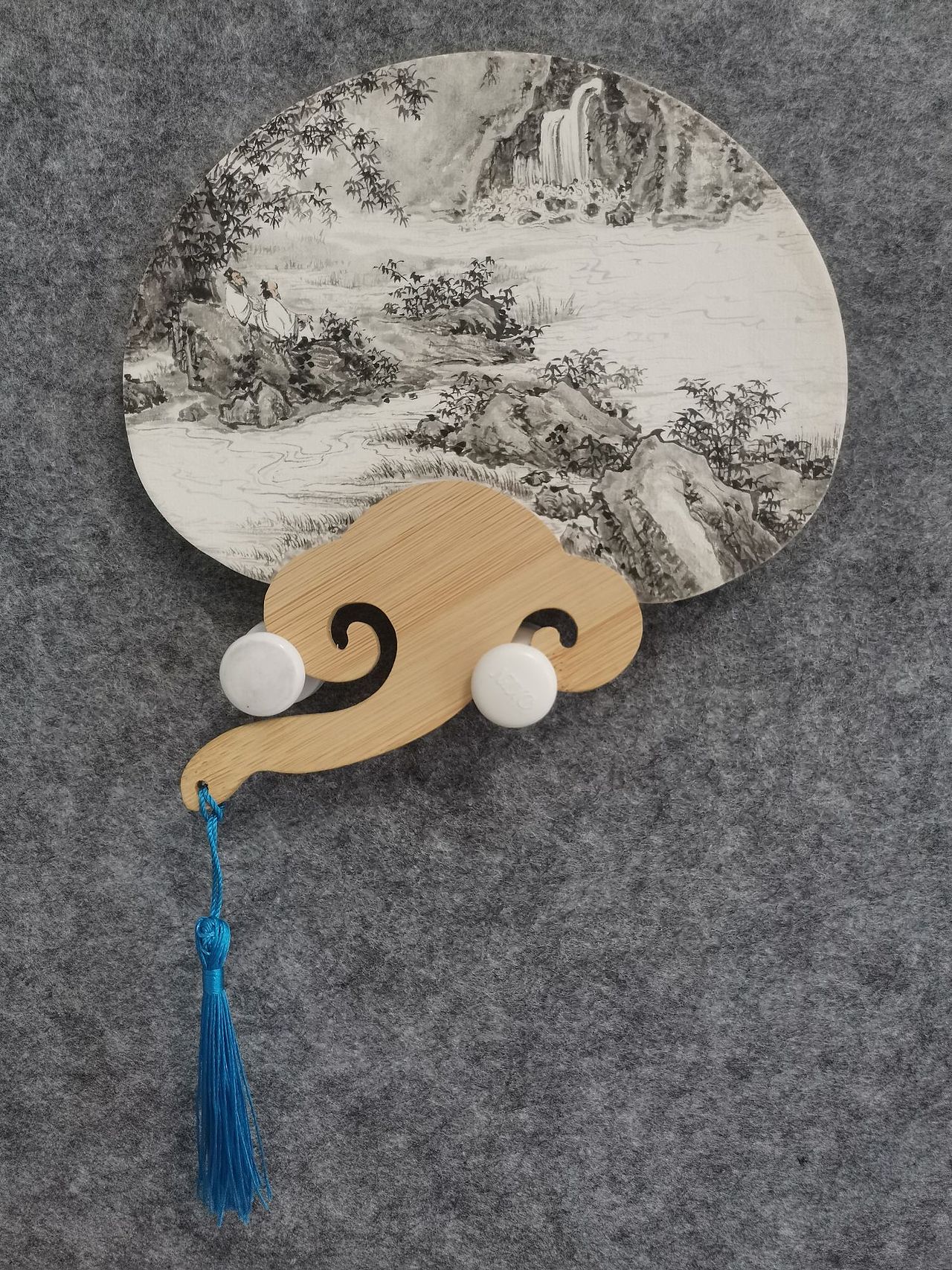 写意国画,国画扇子