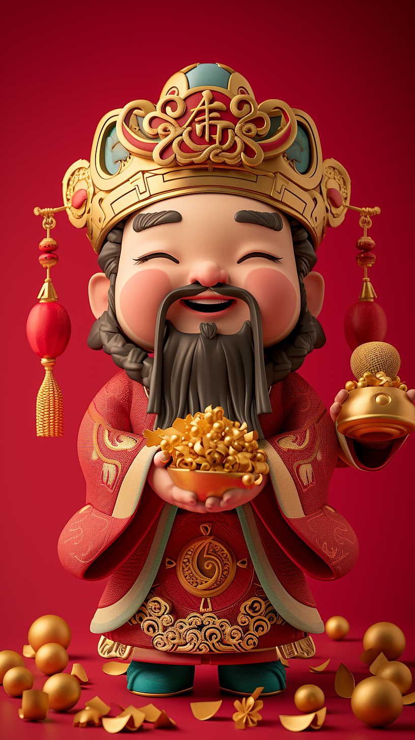 ai里的财神爷驾到