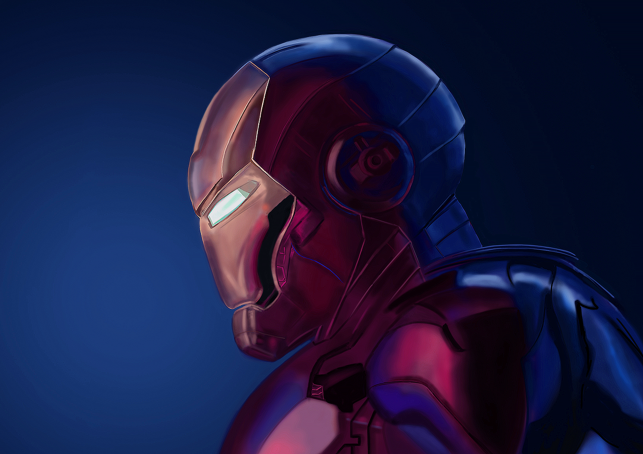 钢铁侠cg厚涂|插画|游戏原画|a萌狐帝n - 原创作品 - 站酷 (zcool)