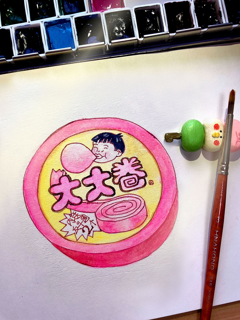 【鋼筆淡彩】大灣區(qū)8090懷舊童年零食（圖ZMzM2MTc2MDYw） - 商業(yè)插畫 - 站酷設(shè)計(jì)師六個(gè)橙原創(chuàng)素材 - 站酷ZCOOL