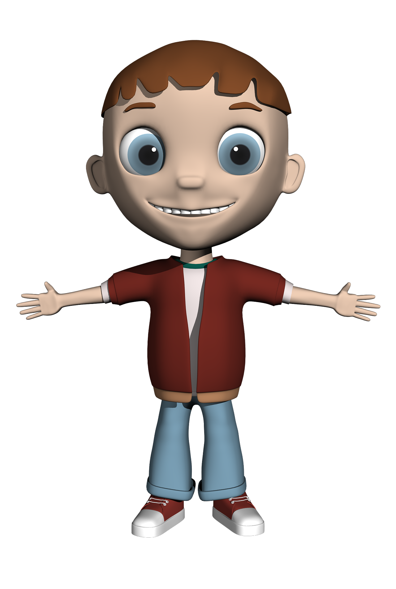 3d人物建模maya期末作业