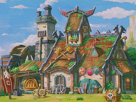 維京冶煉屋（個人主頁-ZNjEwMTQxMDQ=） - 游戲原畫 - 站酷設計師underz原創(chuàng)素材 - 站酷ZCOOL