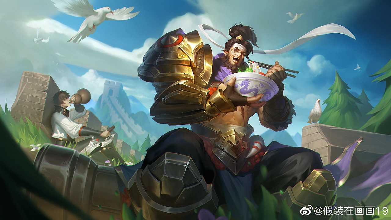 苏烈同人|插画|游戏原画|假装在画画19_原创作品-站酷zcool