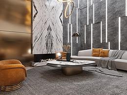 弧形挑空小高层