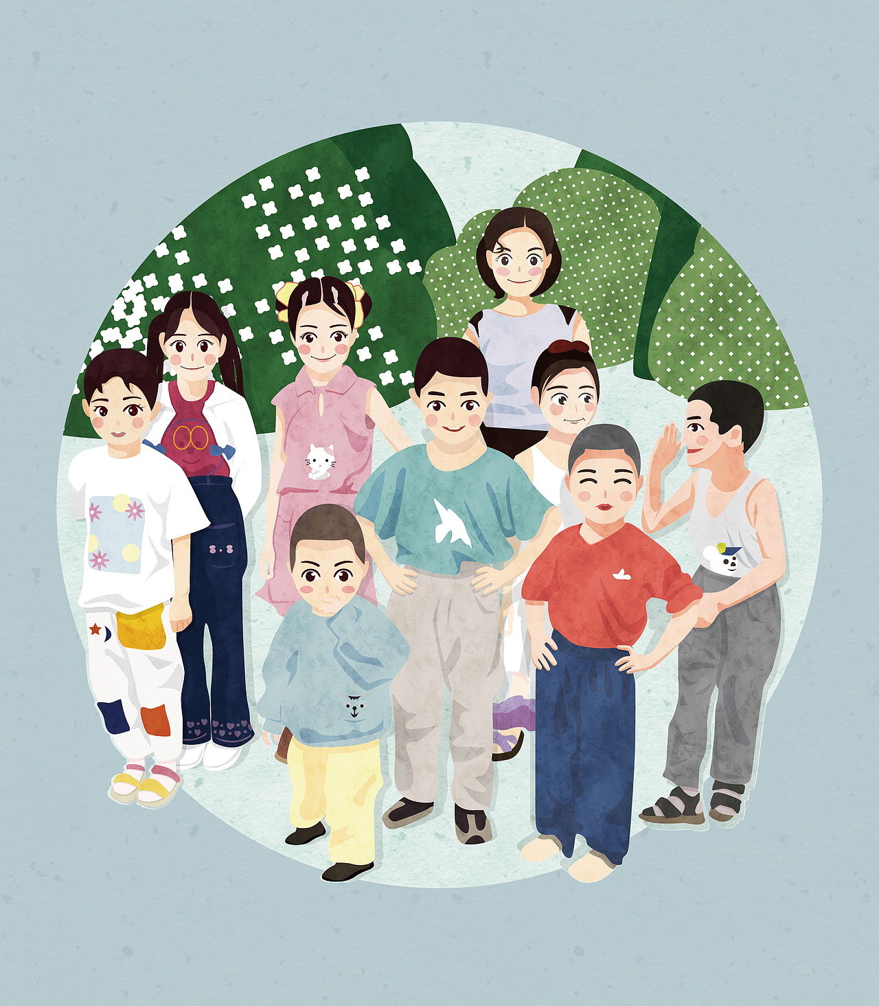 一声呼唤 儿时的伙伴