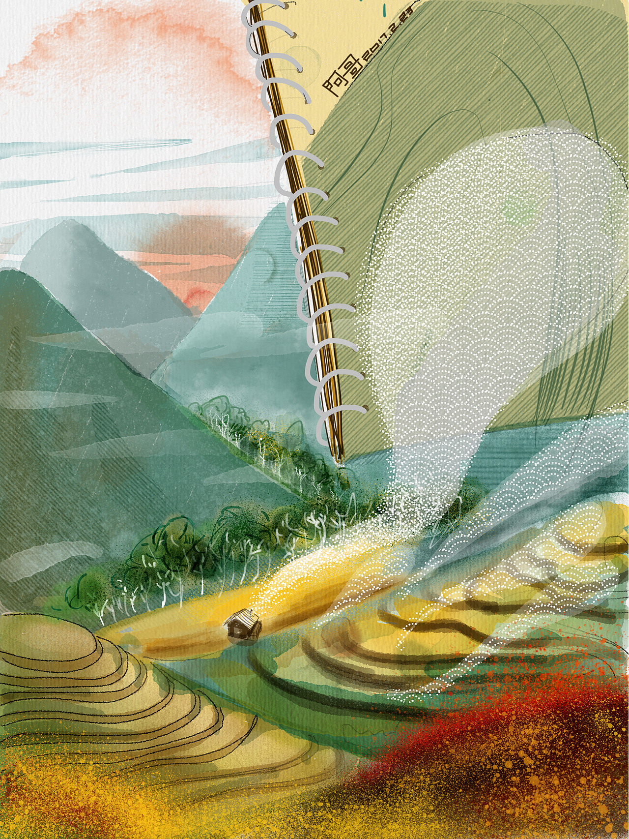 鄱阳湖野生鱼干产品包装,展示详情鱼干产品拍摄电动车详情页手绘插画