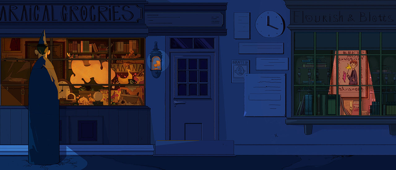 练习0.2 魔法商店magic store（图ZMTY2MTAyODgw） - 商业插画 - 站酷设计师GGUI_龟龟原创素材 - 站酷ZCOOL