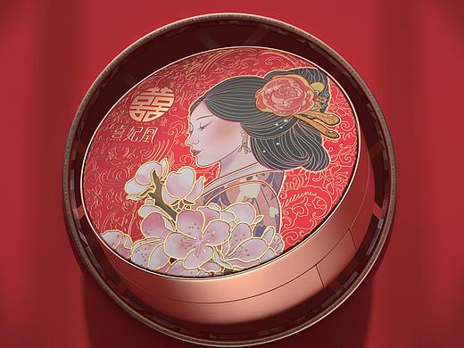 品牌包装礼盒设计丨囍妃凰® 丨彩妆礼盒丨化妆品礼盒