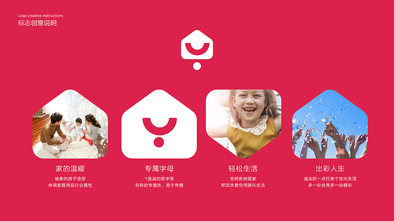 小家居品牌LOGO设计-溢彩年华(1)