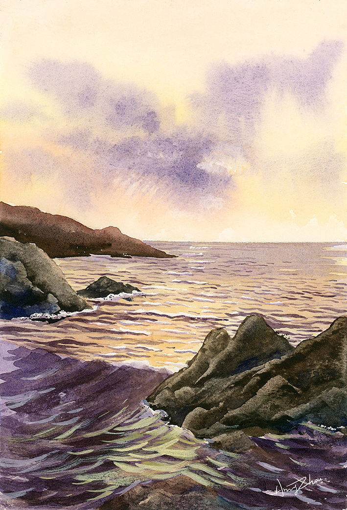 水彩风景1|插画|创作习作|陈薇笑_原创作品-站酷zcool