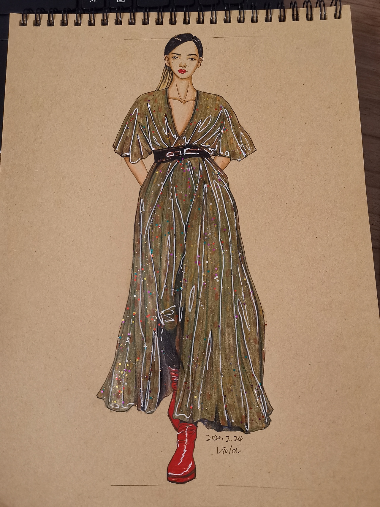 服装设计手绘稿