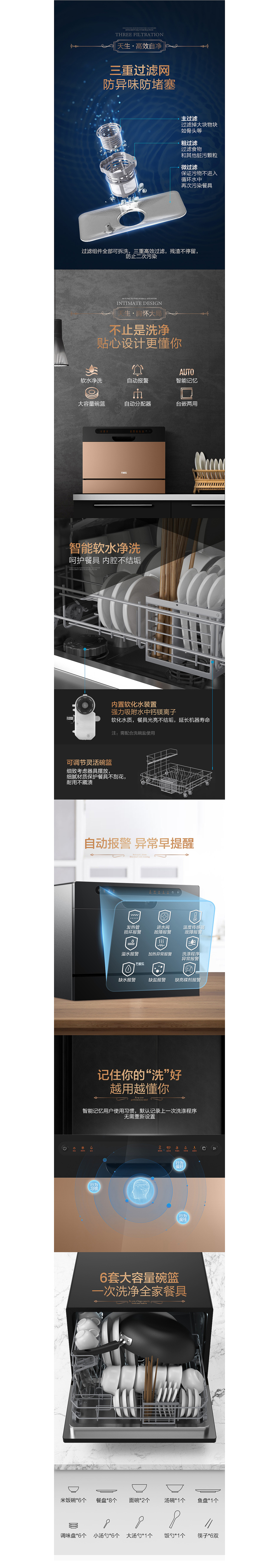 洗碗机详情页合集-2018