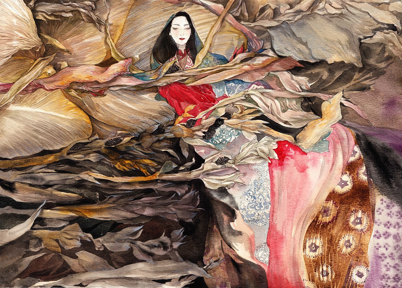 花妖|插画|商业插画|烂指 - 原创作品 - 站酷 (zcool)