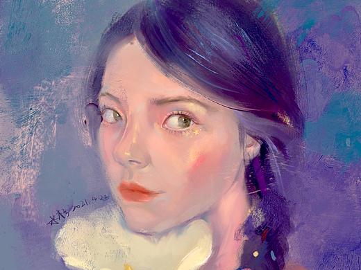 抱花的女孩（個(gè)人主頁-ZNTI1Mzg3ODA=） - 創(chuàng)作習(xí)作 - 站酷設(shè)計(jì)師水杉醬原創(chuàng)素材 - 站酷ZCOOL