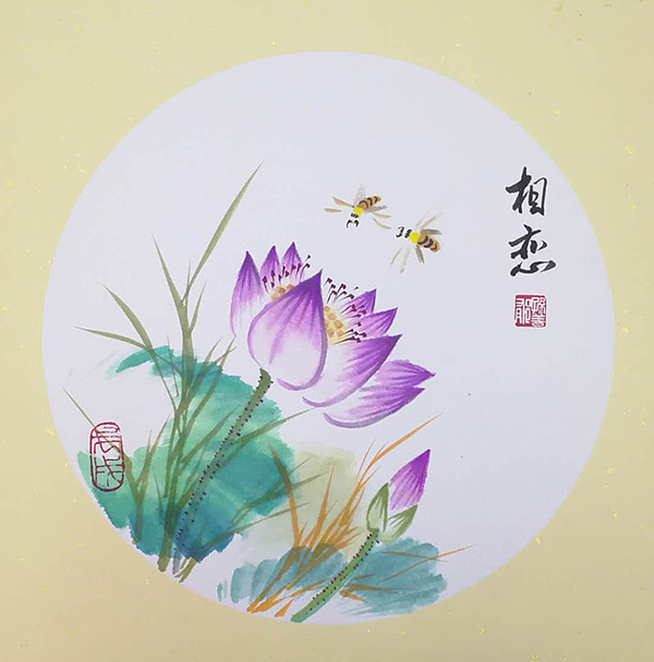 墨彩新春 荷2（图ZMTQ0MDEyNjY4） - 绘画 - 站酷设计师善若水先生原创素材 - 站酷ZCOOL