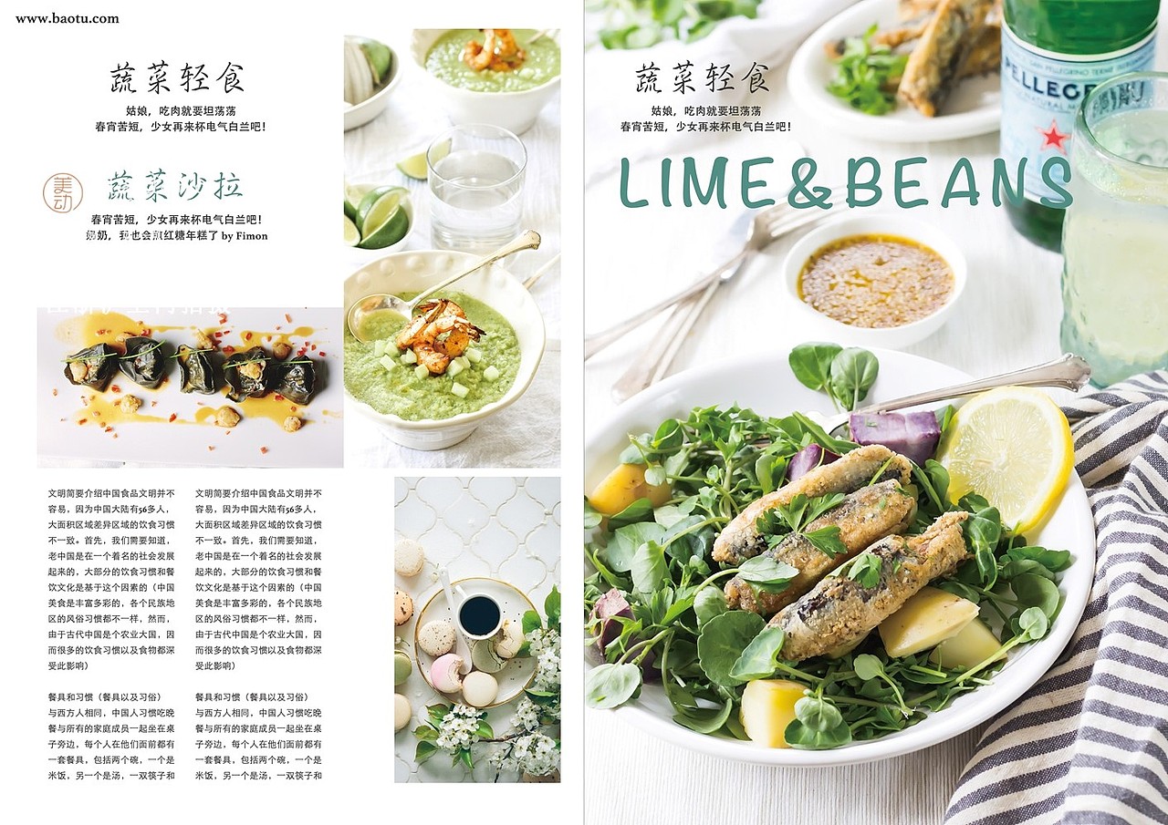 清新简约美食画册素材作品欣赏（图ZMTg2NzE3NzY0） - 产品摄影 - 站酷设计师吕凯峰原创素材 - 站酷ZCOOL