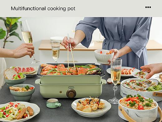 SOIKOI品牌多功能料理锅详情页