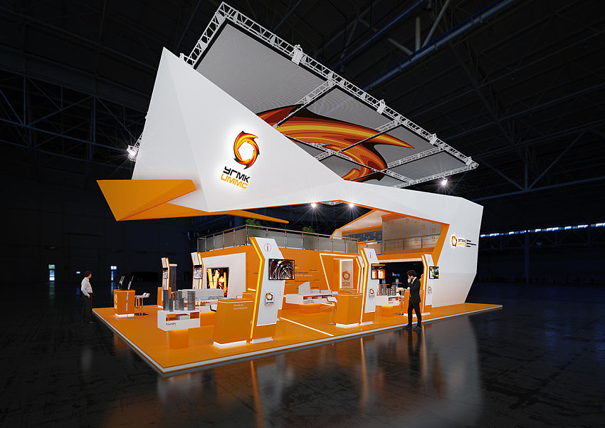 挖掘机展位展位设计（图ZMjAzNjM5NDMy） - 其他 - 站酷设计师Bigggg原创素材 - 站酷ZCOOL