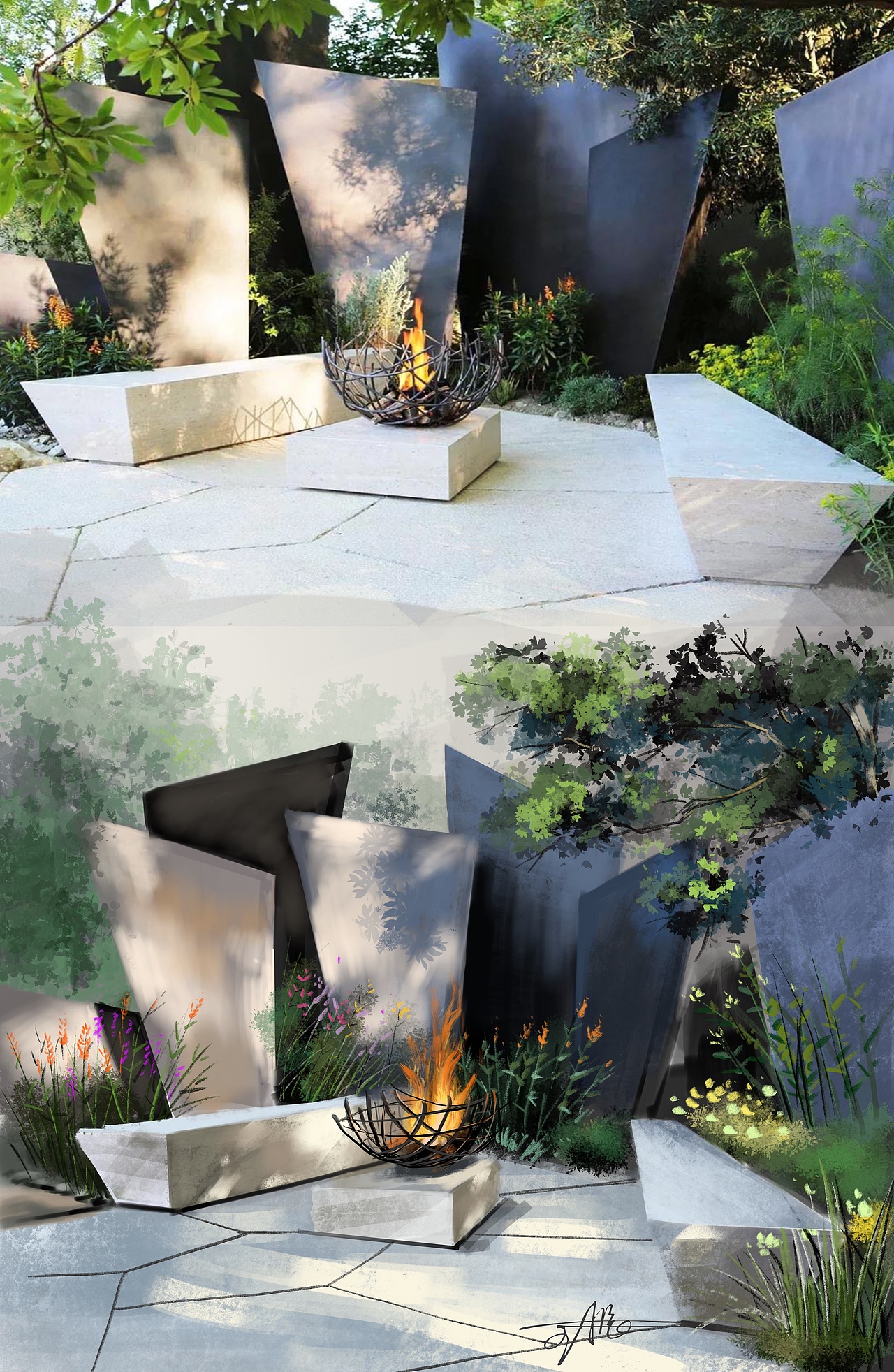 景观小品手绘（图ZMTY1ODcwMzQw） - 景观设计 - 站酷设计师wz778548原创素材 - 站酷ZCOOL