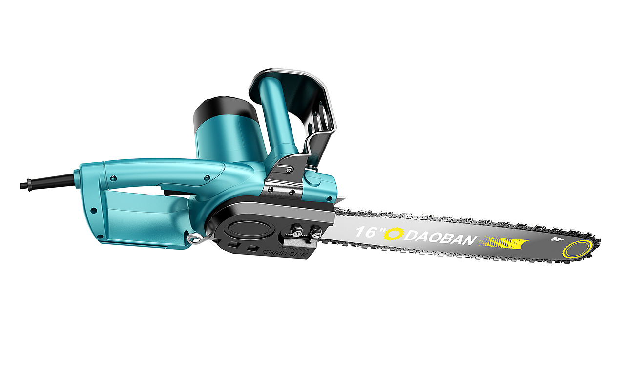 电链锯建模渲染