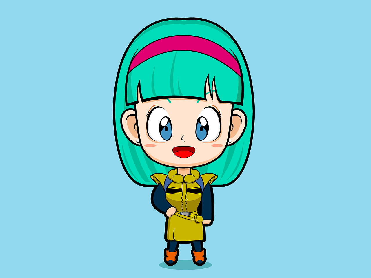 插画｜龙珠卡通形象（图ZMTk3Mzg5MDE2） - 创作习作 - 站酷设计师海星罐头原创素材 - 站酷ZCOOL