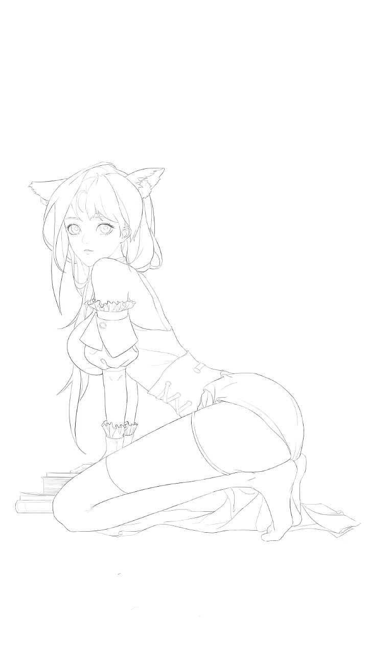 小练习 一只猫娘