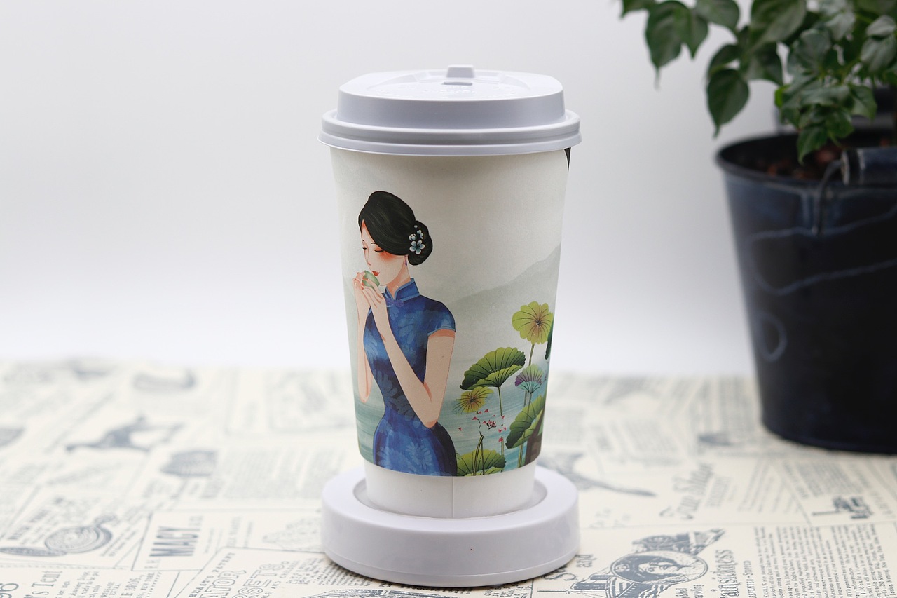 古风纸杯、中国风的美