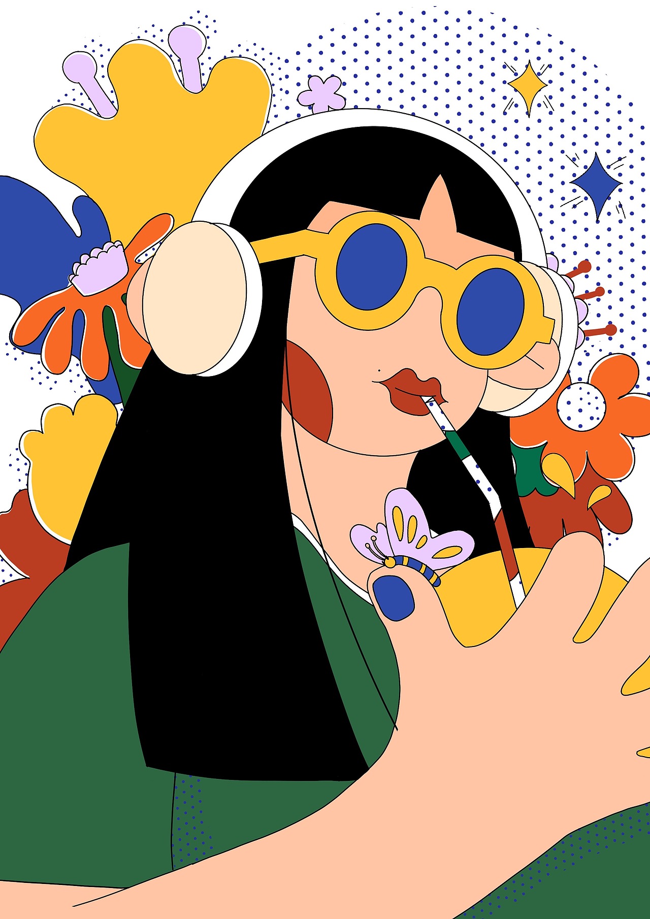 小豆人插画（图ZMjIzNDgyNDI0） - 艺术插画 - 站酷设计师SUNDOU原创素材 - 站酷ZCOOL
