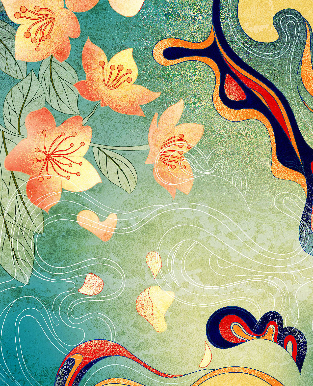 蜉蝣|插画|创作习作|猪糯糯hh - 原创作品 - 站酷 (zcool)