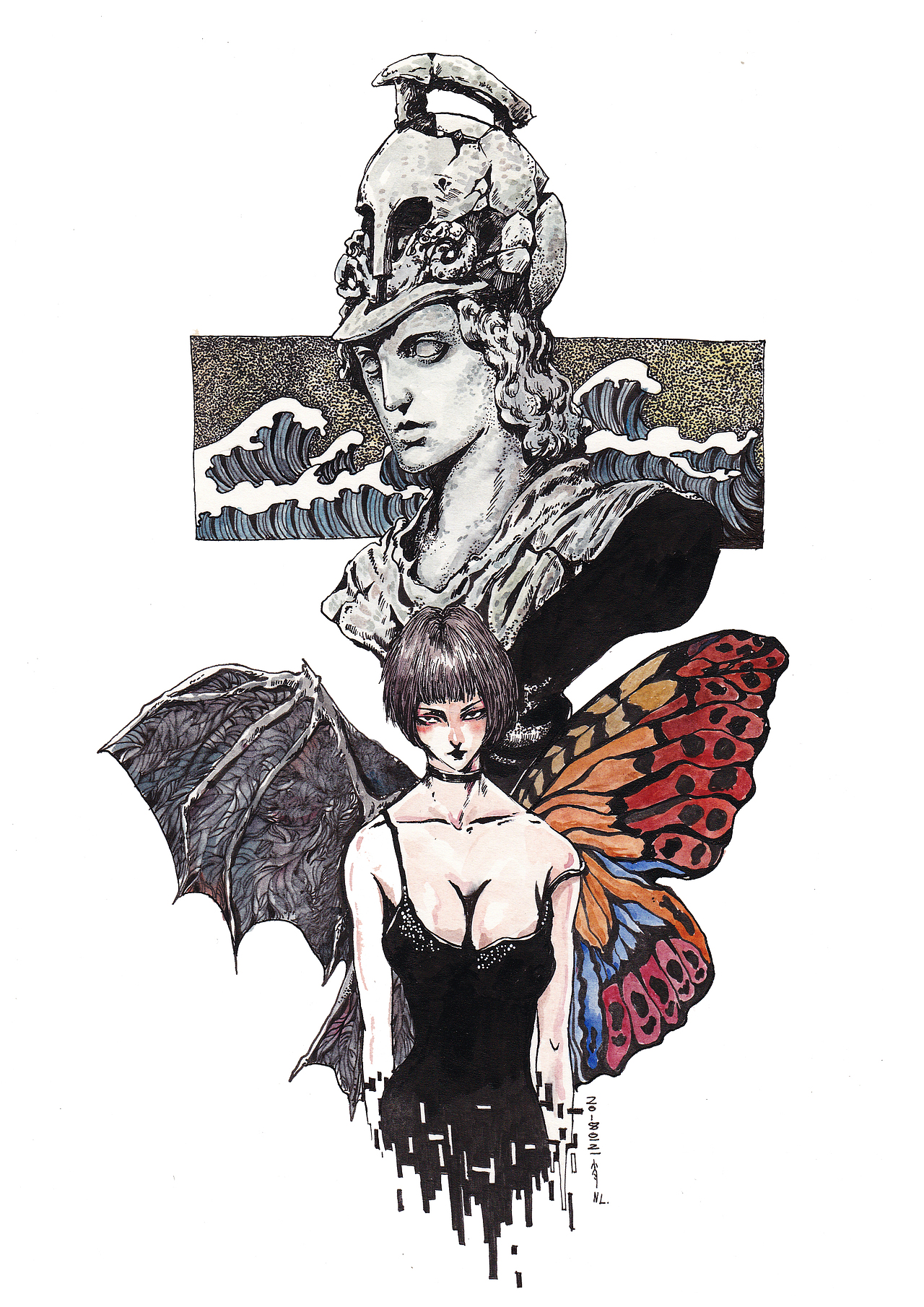 手绘插画（图ZMTAzMzY3MDYw） - 艺术插画 - 站酷设计师肖大猫NL原创素材 - 站酷ZCOOL