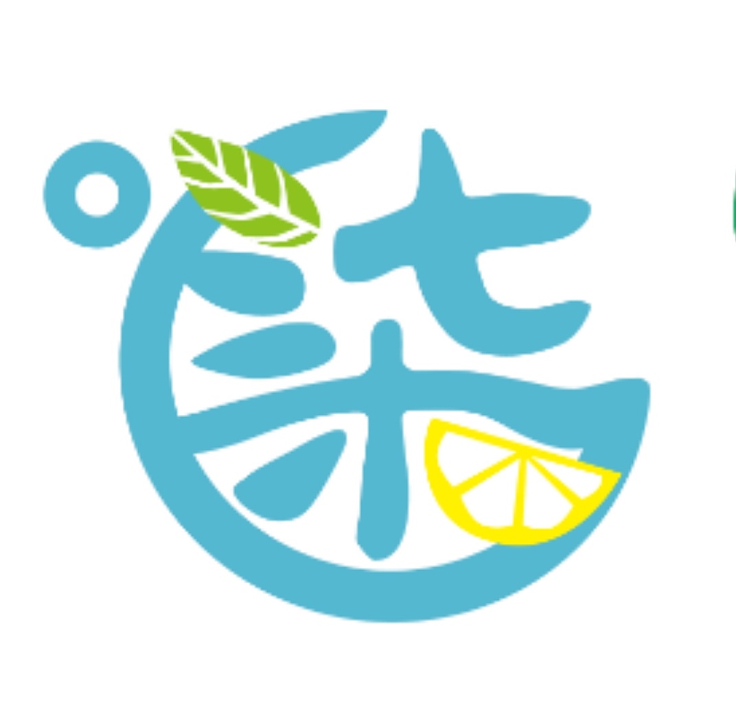 柒度轻食小铺logo 门头设计