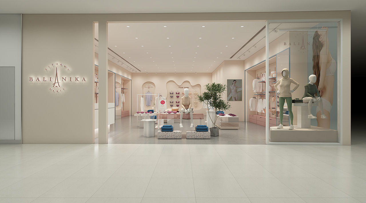 悠詩曼服裝店設(shè)計BALI NIKA（圖ZMjc4MTg2NTYw） - 商業(yè)空間設(shè)計 - 站酷設(shè)計師小四月design原創(chuàng)素材 - 站酷ZCOOL