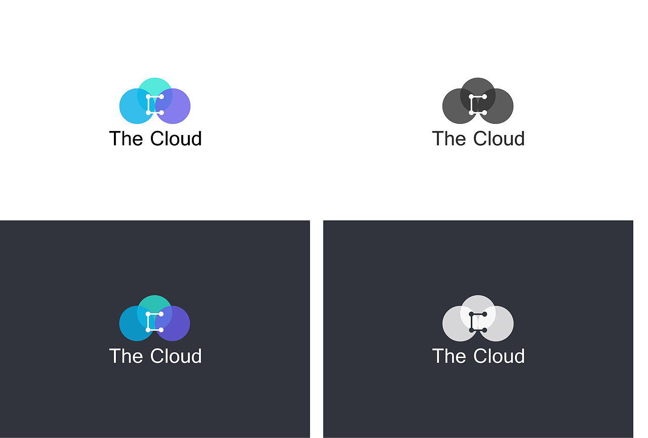 The Cloud logo设计（图ZMTEyODU5NDY4） - Logo - 站酷设计师teaser紫式部原创素材 - 站酷ZCOOL