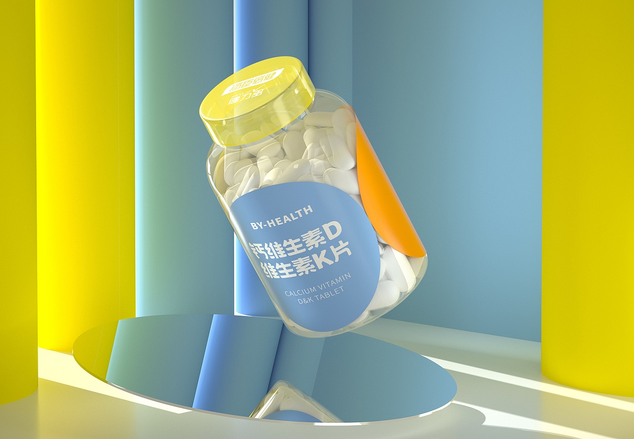 尚智×汤臣倍健 | 健力多DK钙概念包装设计