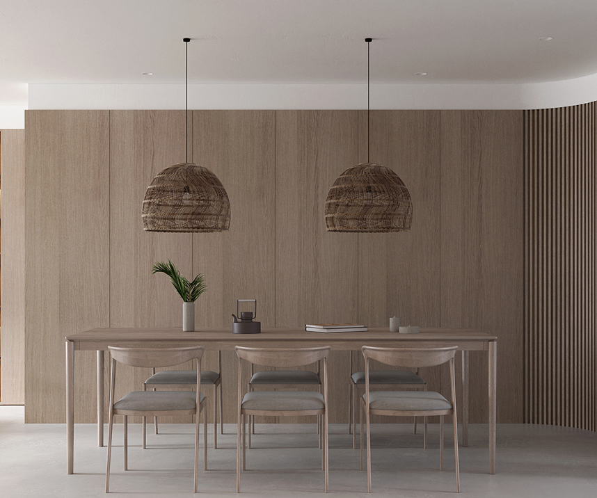 现代简约厨餐厅