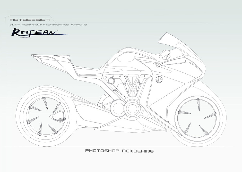 概念车渲染效果图步骤分解，旨在分析效果图技能的练习，尝试用最简便方法进行绘制表达！（图ZMjk2NzYzMzI=） - 交通工具 - 站酷设计师Rojean原创素材 - 站酷ZCOOL