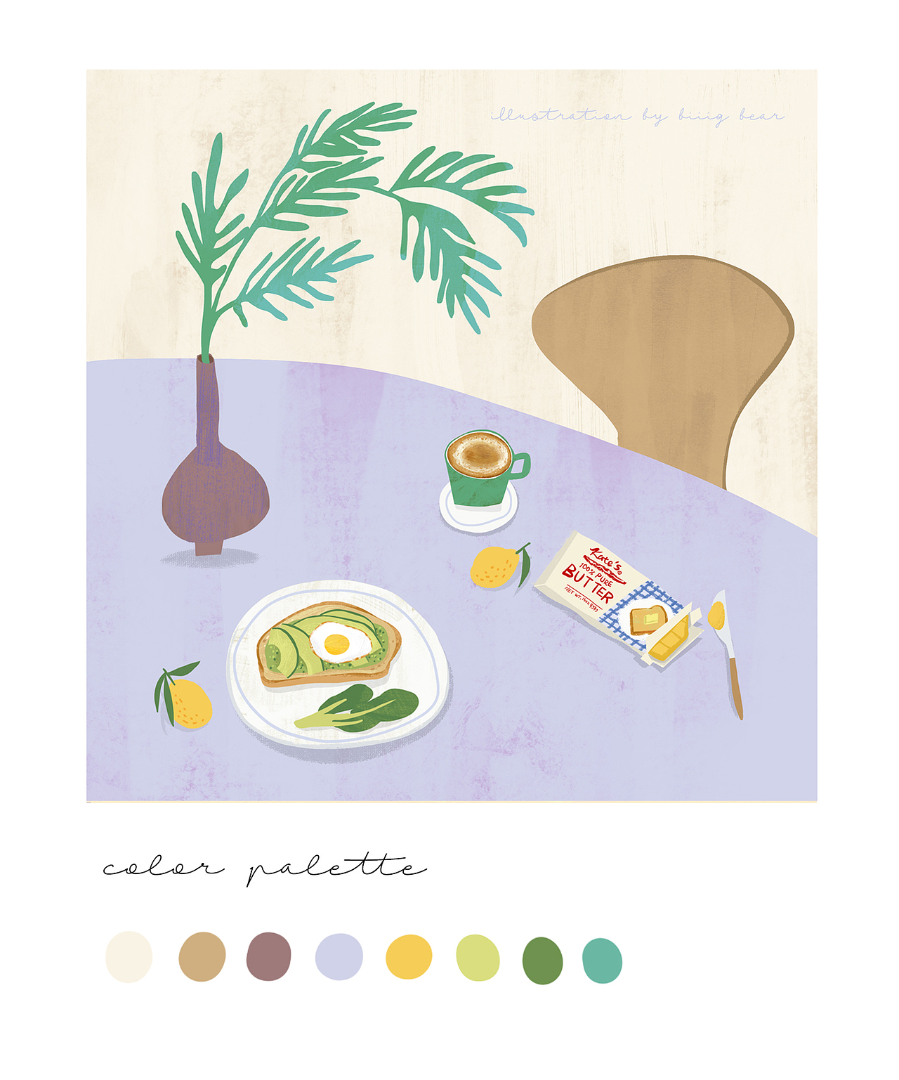 餐桌上的色彩学（图ZMTMxOTM0ODQ4） - 创作习作 - 站酷设计师biiig_bear原创素材 - 站酷ZCOOL