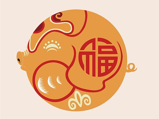 2019己亥（猪）《福禄寿喜》