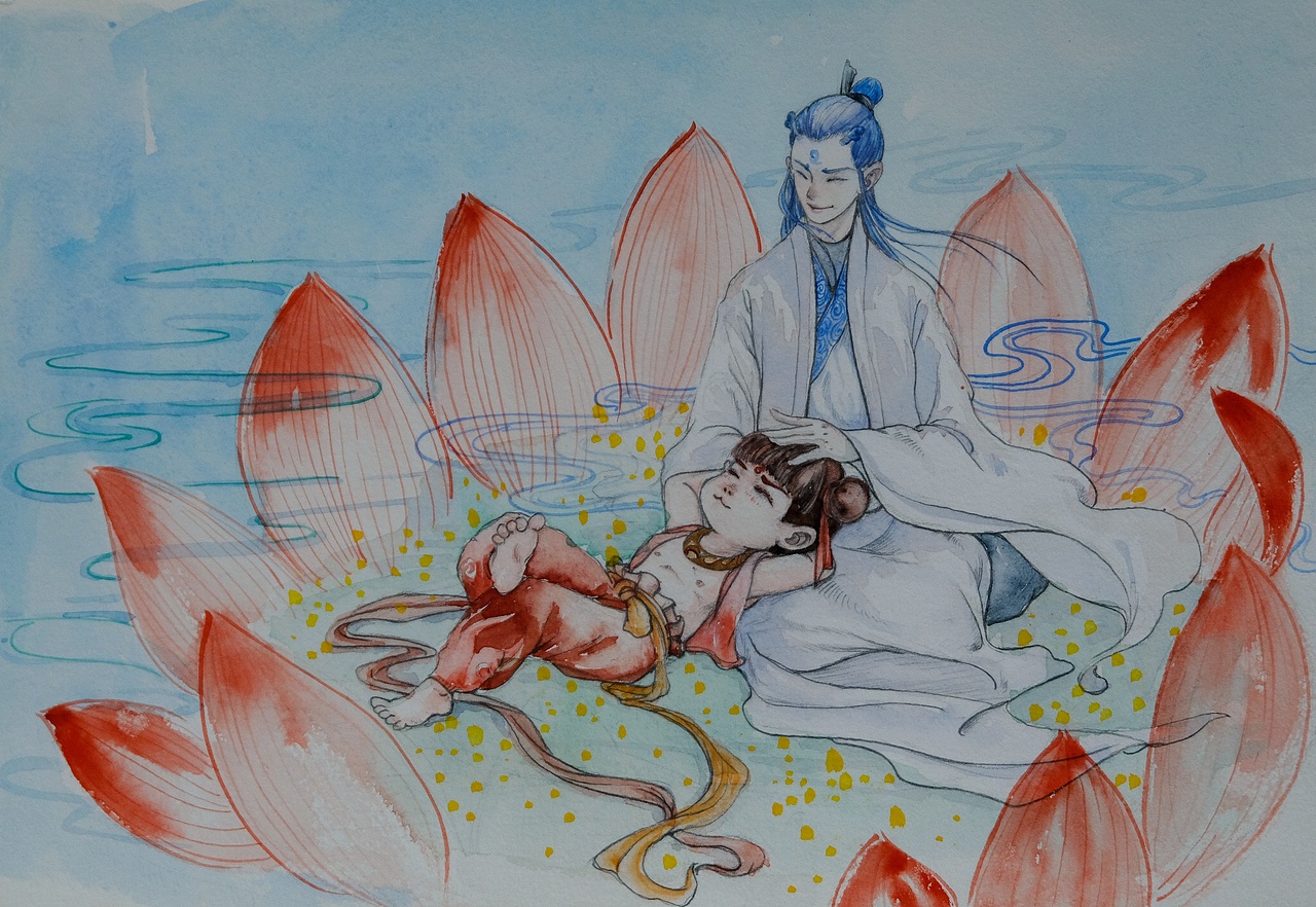 哪吒魔童降世藕饼cp