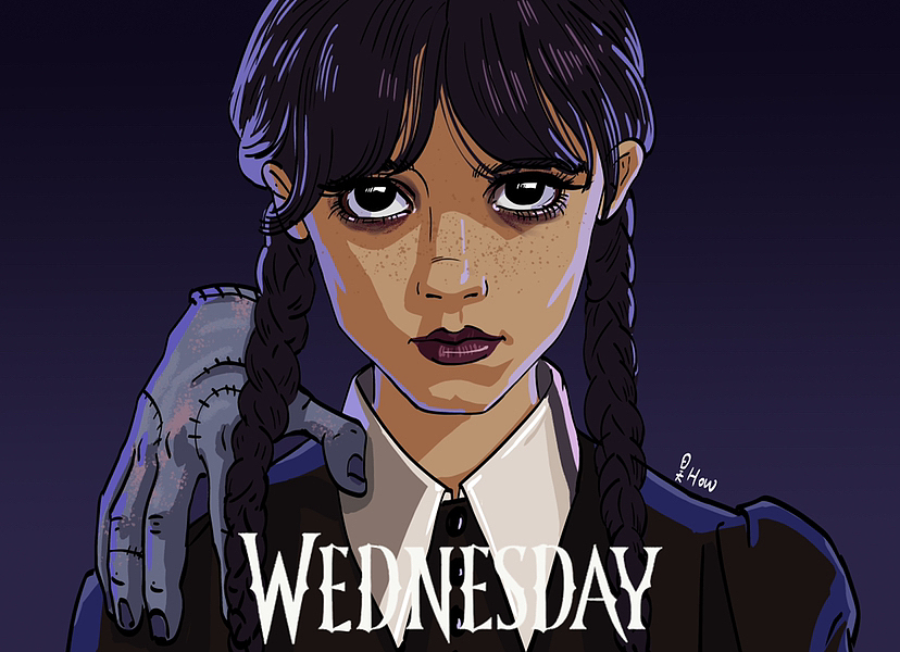 暗黑萝莉 星期三（图ZMzI0OTM0Mzky） - 创作习作 - 站酷设计师昊昊HOWHOW原创素材 - 站酷ZCOOL