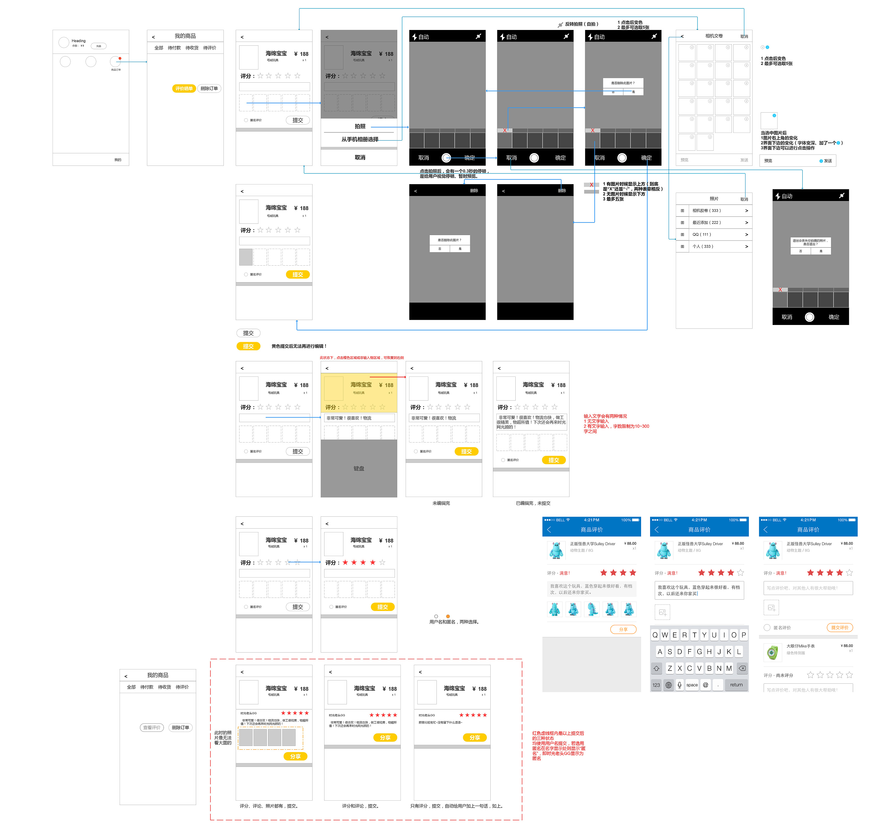电商app原型图和效果图14年|ui|app界面|zgbjtu - 原创作品 - 站酷